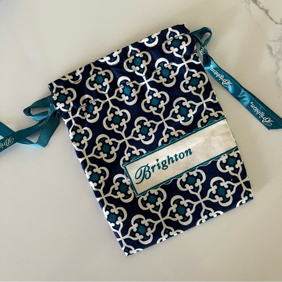 SOLD SOLD Brighton Graceful French Wire Earrings Tear Drop Faceted Swarovski - Picture 10 of 12